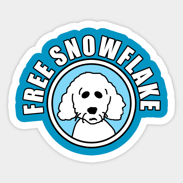 FREE SNOWFLAKE Sticker by Scarebaby